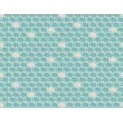 Baumwolle - Elefanten mint